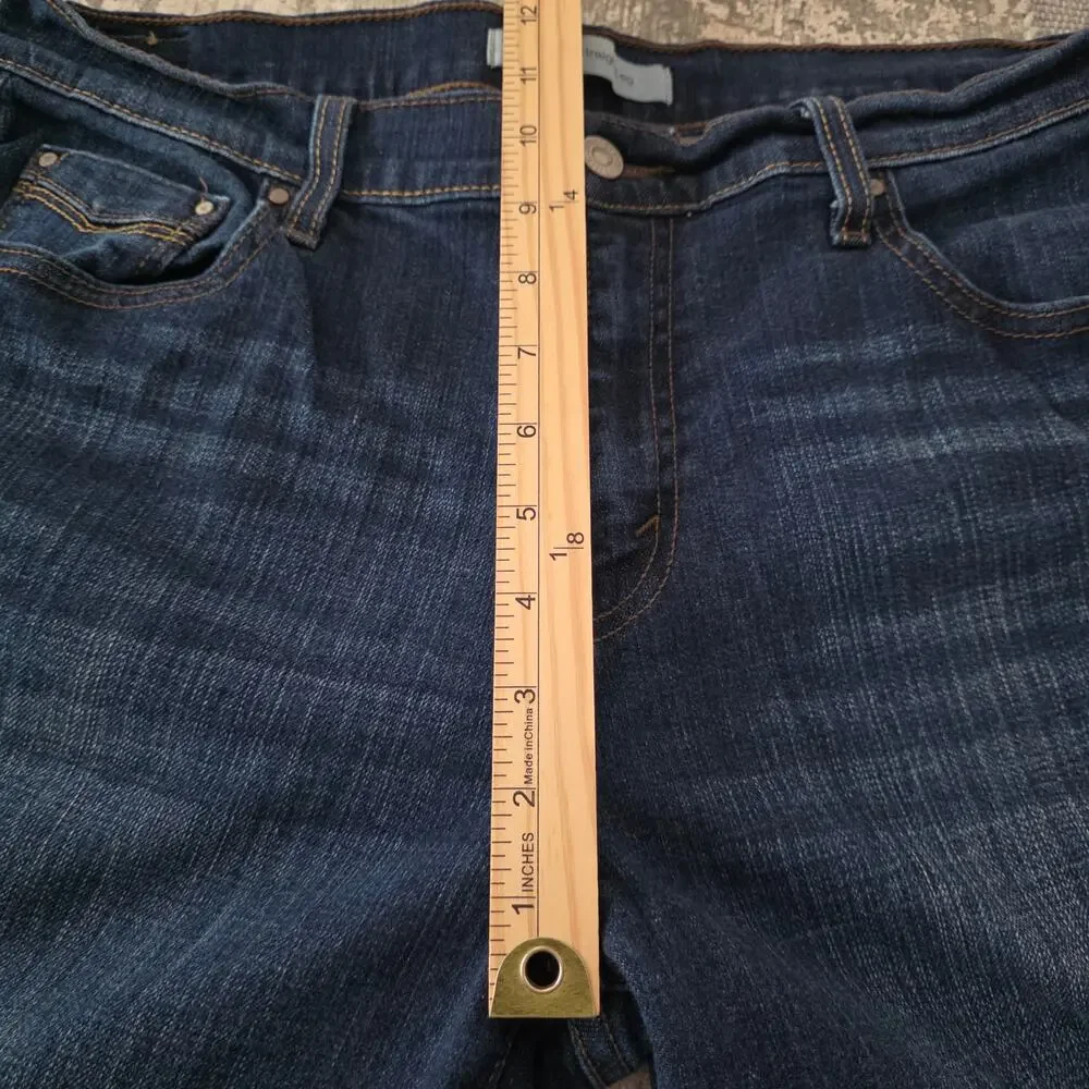 Levi's 505 Straight Leg Blue Jeans Women's Size 14S (32x30)